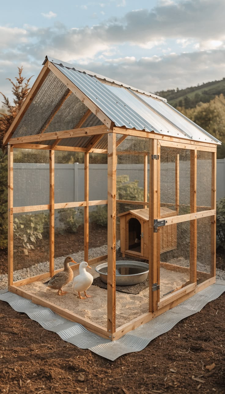 The Waterfowl Manor — Walk-In Duck & Goose House