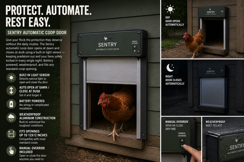 The Sentry — Automatic Chicken Coop Door