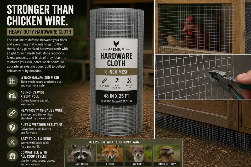 The Guardian — Predator-Proof Hardware Cloth Roll