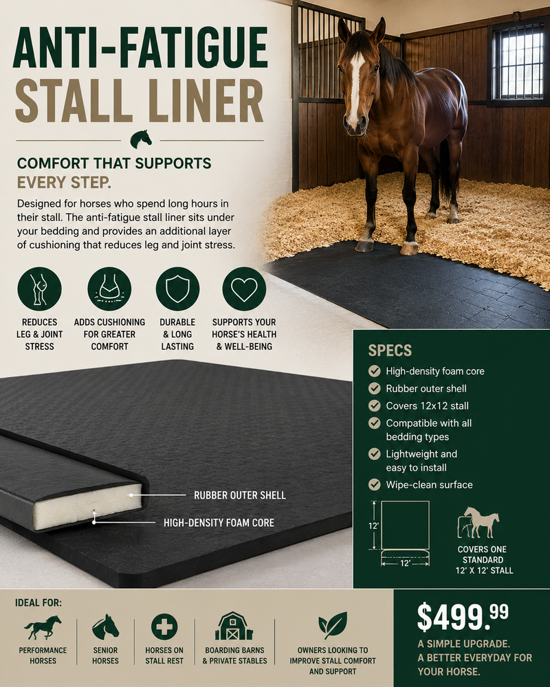The Comfort Mat — Anti-Fatigue Stall Liner