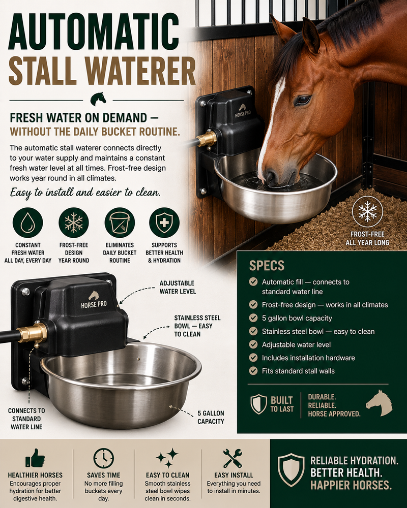 The Hydrator — Automatic Stall Waterer