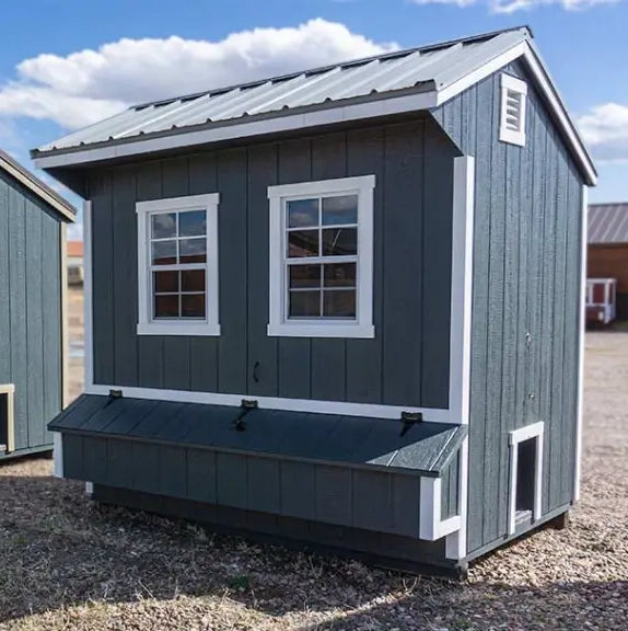Quaker 6' x 8' Walk-In Chicken Coop – Spacious Backyard Poultry Housing